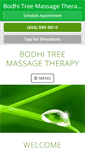 Mobile Screenshot of bodhitreemassagetherapy.com